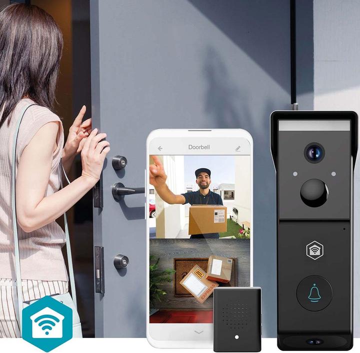 Image du produit Nedis SmartLife Video-Türsprechanlage | Batteriebetrieben | 2x Full HD 1080p | Cloud Storage (option (Sans fil)