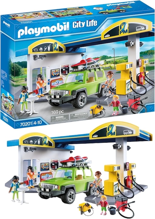 Produktbild Playmobil Grosse Tankstelle (70201, Playmobil City Life)