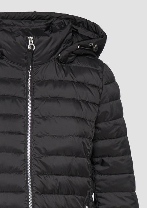 Immagine prodotto S.Oliver Outdoor-Mantel Lange Steppjacke mit abnehmbarer Kapuze