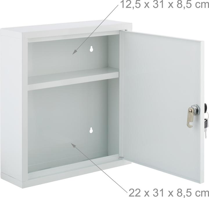 Image du produit Relaxdays Armoire à pharmacie (31.5 x 10 x 36 cm)