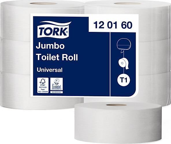 Actual product image kaiserkraft Toilet paper, industrial jumbo roll (6 x)