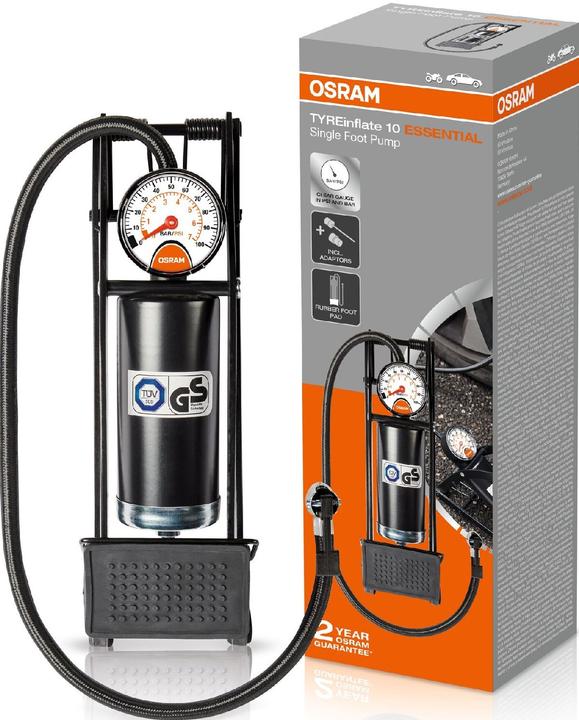 Osram Kompakte Fusspumpe TYREinflate 10 ESSENTIAL