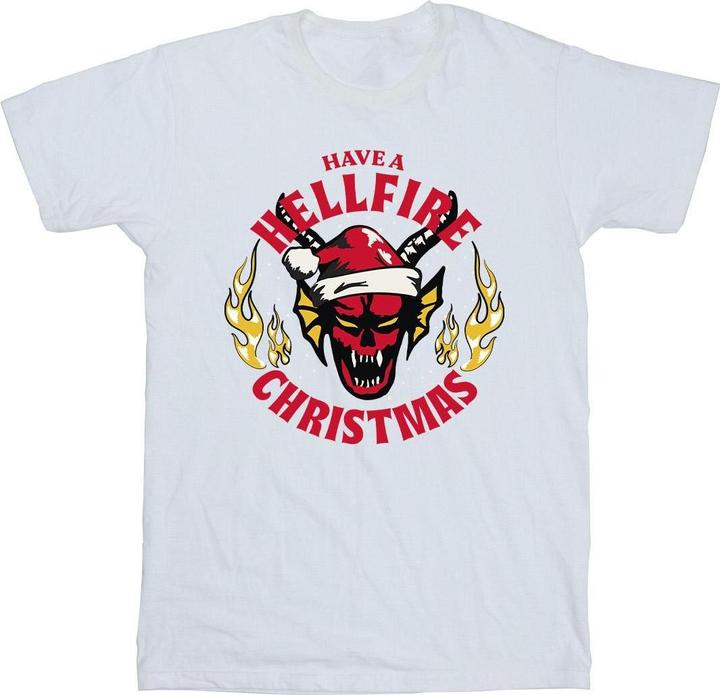 Image du produit Netflix - T-shirt STRANGER THINGS HELLFIRE CHRISTMAS - Garçon (128)