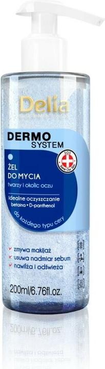 Produktbild Delia Cosmetics Dermo System Face Gel Refreshment 200ml (Reinigungsschaum, 200 ml)
