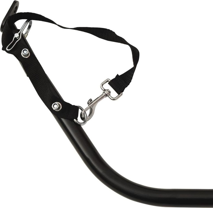 Actual product image VidaXL Fahrradanhänger Schwarz und Grün 30 kg Eisen,Farbe
