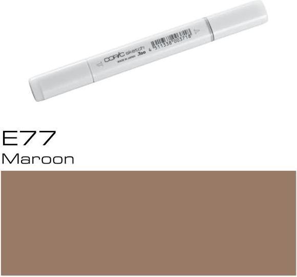 Image du produit Copic Sketch type E - 77 (E77 - Maroon, 1 x)
