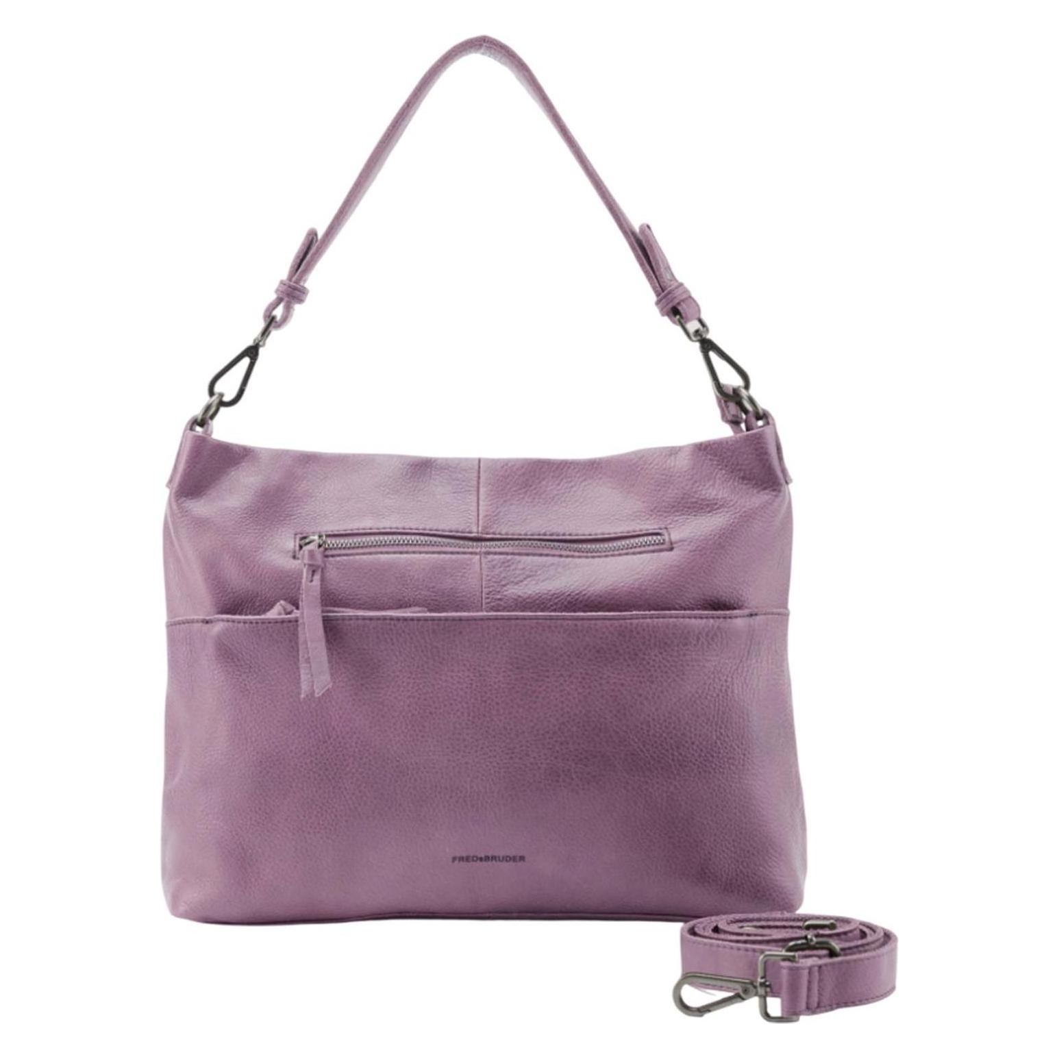 FredsBruder, Damen, Handtasche, My Old Friend Hobo With Front Zipper, Violett