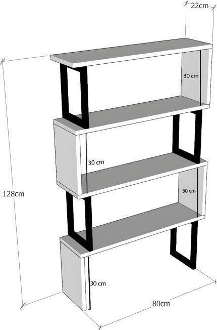 Productafbeelding Skye Decor Marlene (80 x 22 x 128 cm)