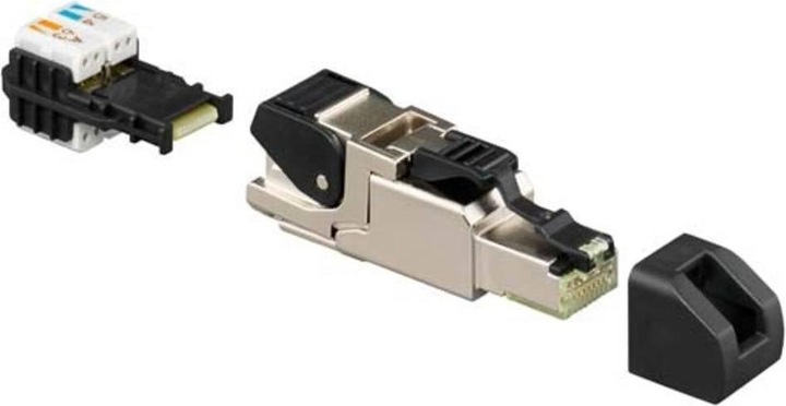 Produktbild Rutenbeck RUT US-Cat.6A iso A Cat.6A Universalstecker RJ45 feldkonfektionierbar