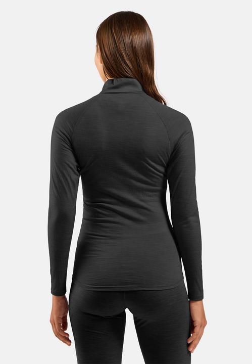 Actual product image Odlo BL TOP turtle neck l/s half zip NATURAL (S)