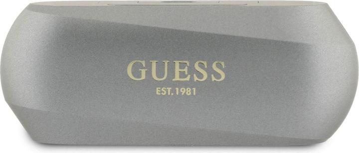Produktbild Guess Kabellose Kopfhörer Elongated Metallic ENC TWS Bluetooth Headset - Silbergrau (ANC, 26 h, Kabellos)