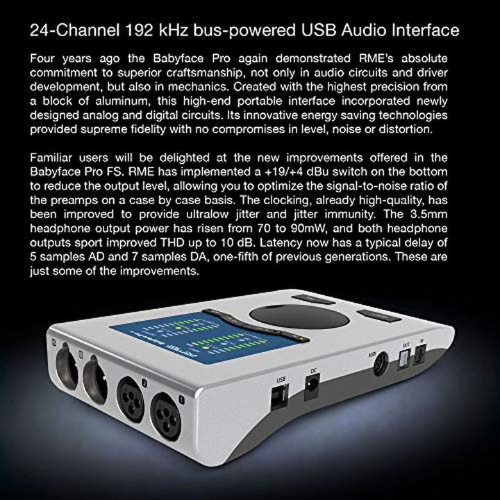 Actual product image RME Audio Babyface Pro FS (USB)