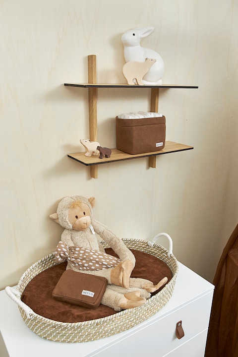 Image du produit Meyco Panier à langer medium Knit basic chocolate