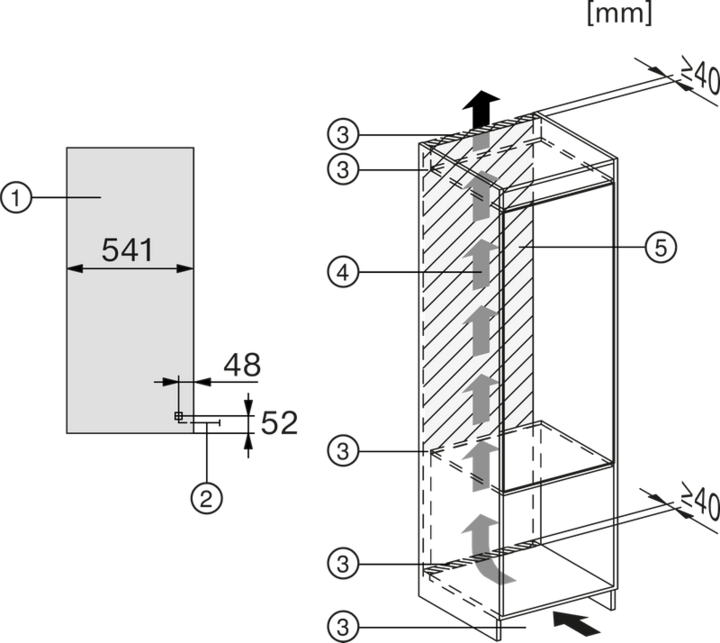 Actual product image Miele K 7326 E (187 l)