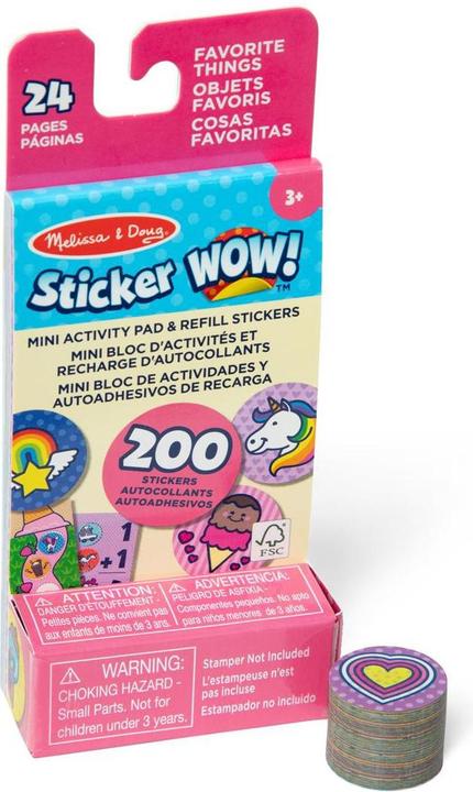 Actual product image Spin Master Sticker WOW! Mini Activity Pad with Refill (200 Sticker)