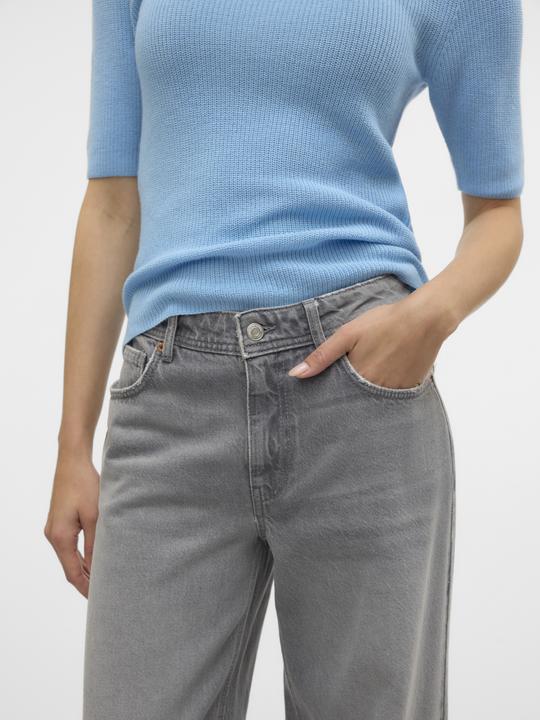 Immagine prodotto Vero Moda VMREMY Mid Rise Weiter Beinschnitt Jeans Weit geschnitten (W32/L32)