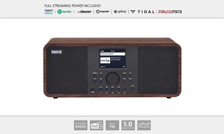 Produktbild Imperial Dabman i205 (Internetradio, DAB+, UKW, FM, Bluetooth, WLAN)