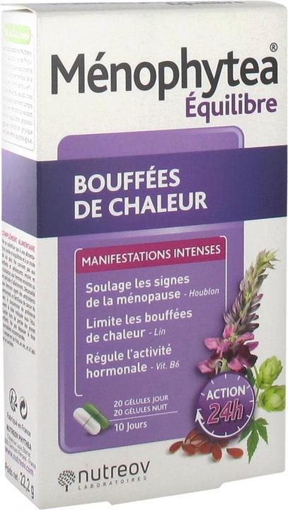 Actual product image Ménophytea Hot flash Gélules (40 Piece, Capsules, 44 g)
