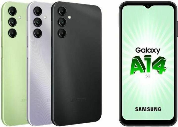 Produktbild Samsung Galaxy A14 5G (64 GB, Black, 6.60", Dual SIM, 5G)