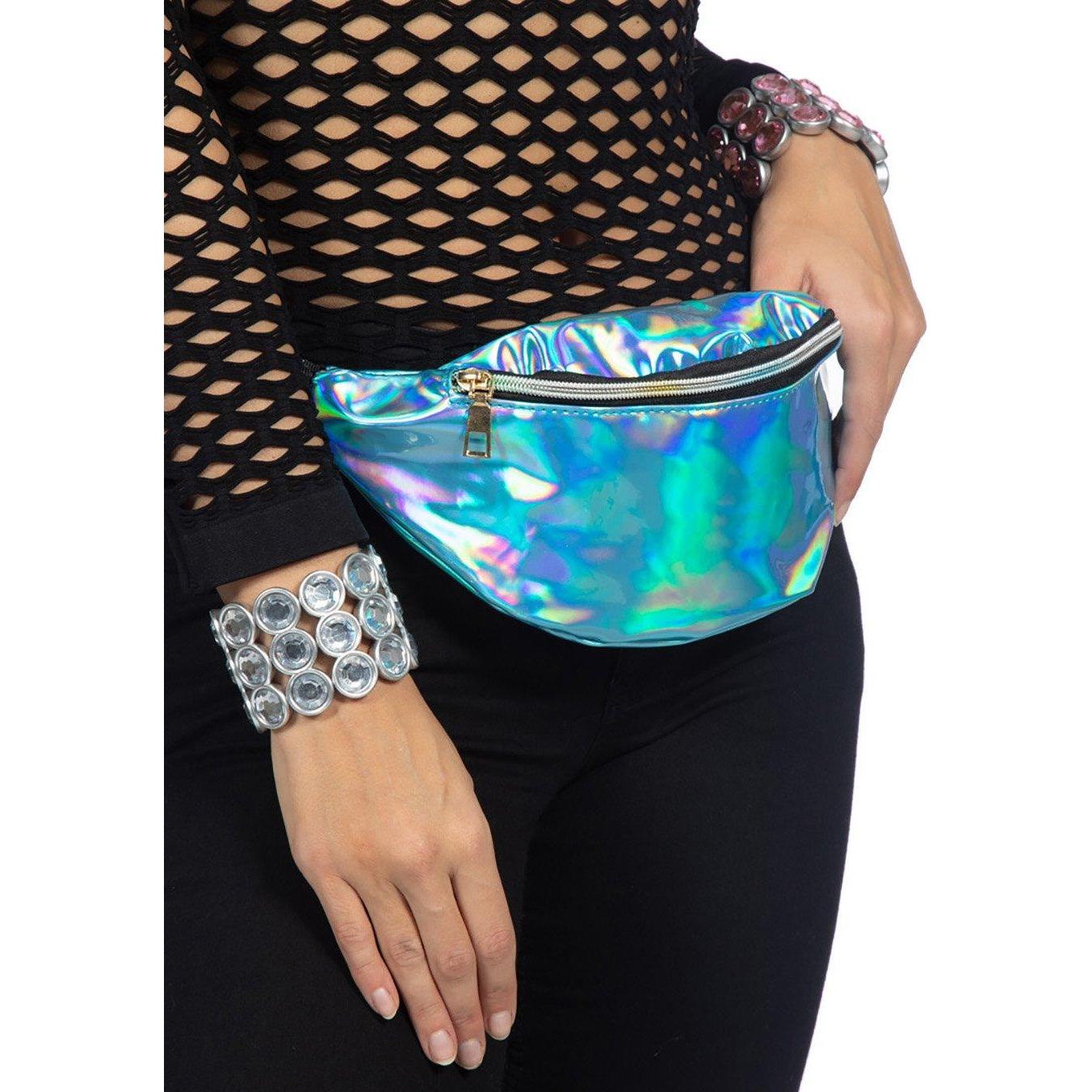 Wilbers, Bauchtasche, Gürteltasche Bling Hologram, Blau