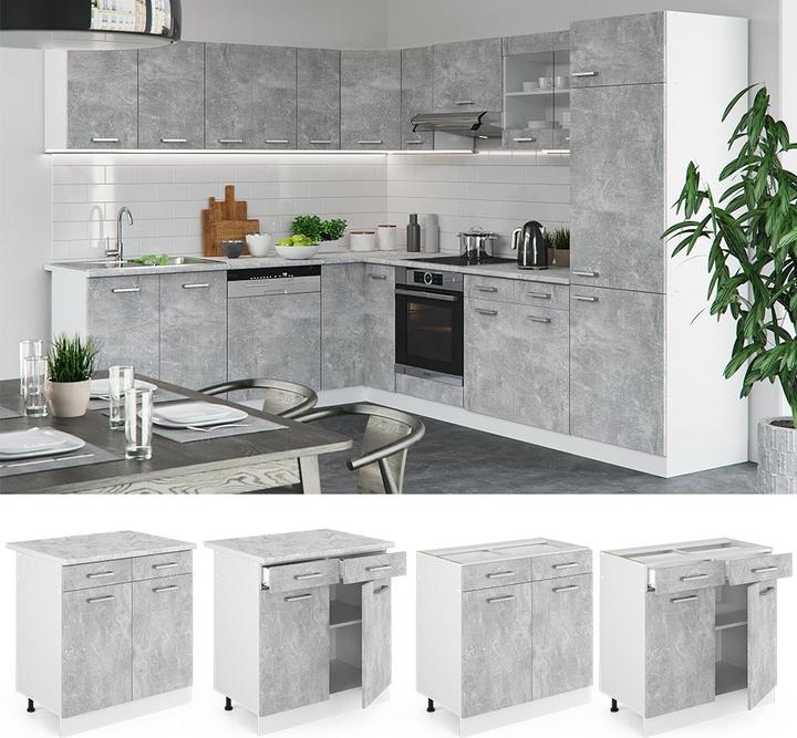 Produktbild Vicco Küchenunterschrank R-Line (80 x 60 x 81.5 cm)
