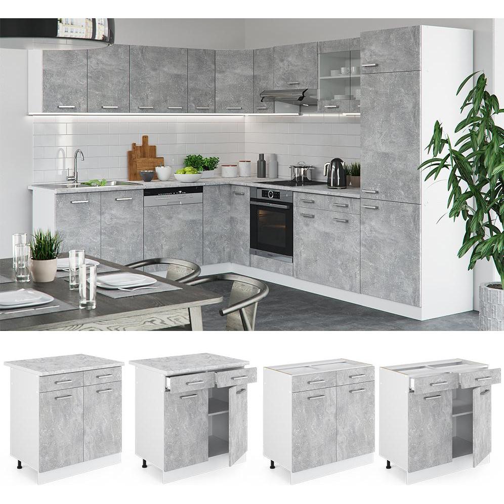 Thumbnail - Vicco, Regal, Küchenunterschrank R-Line (80 x 60 x 81.5 cm)