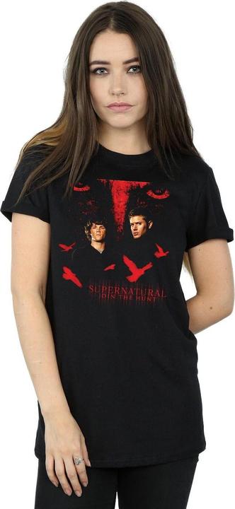 Immagine prodotto Supernatural Crow Eyes Maglietta Ampia Donna (XL)
