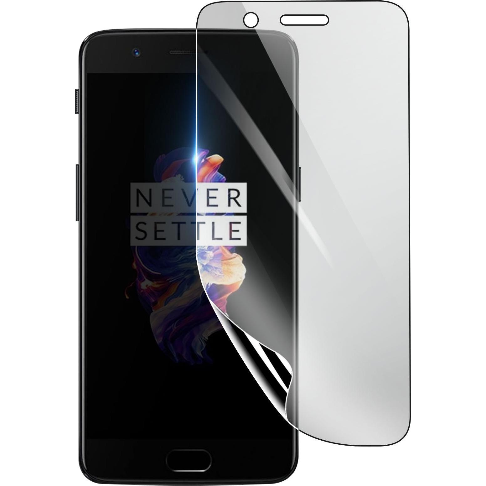 3MK Hydrogel Bildschirmfolie für Oneplus 5 (1 Stück, OnePlus 5), Smartphone Schutzfolie, Transparent