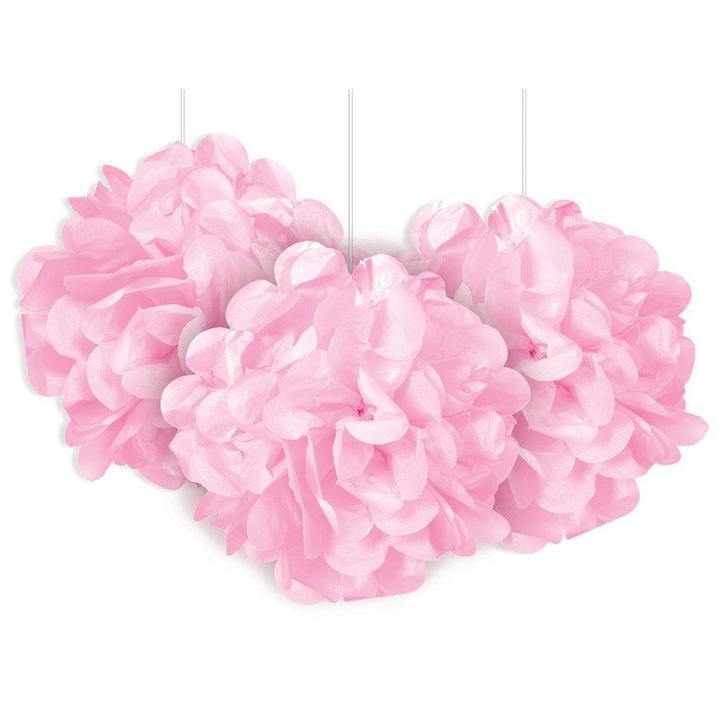 Actual product image Unique Fluffy Pompon rosa 23cm