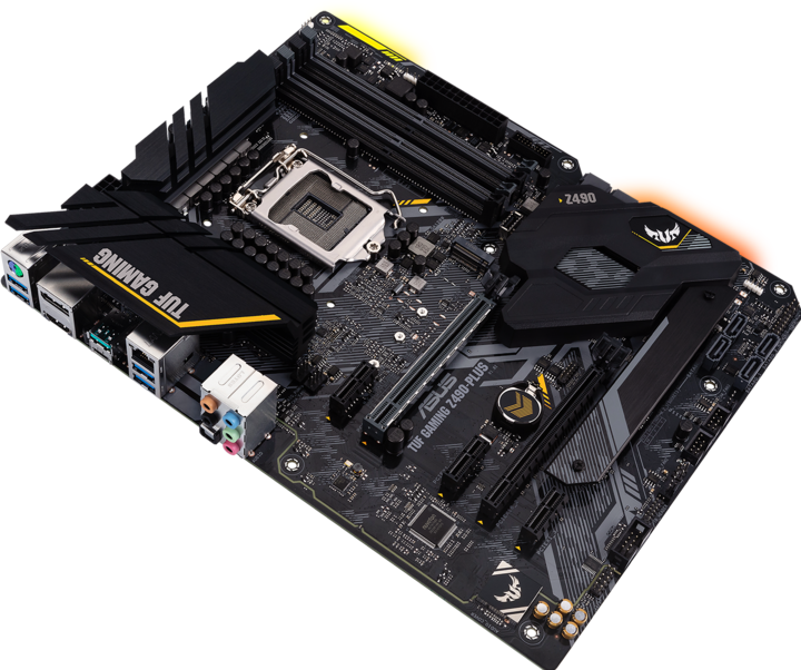 Produktbild ASUS TUF Gaming Z490-PLUS (LGA 1200, Intel Z490, ATX)