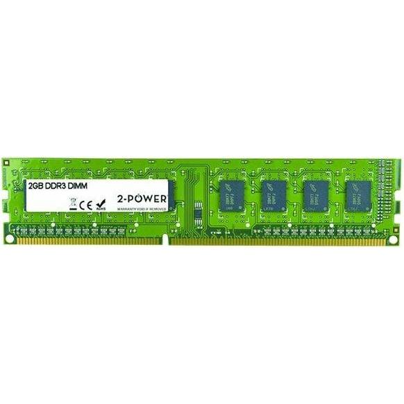 2-Power PDA Battery 3.7V 1050mAh (2 x 1GB, 1600 MHz, DDR3L-RS-RAM, DIMM), RAM, Schwarz