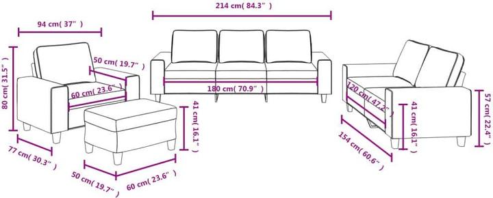 Actual product image vidaXL Sofagarnitur (Upholstery set)