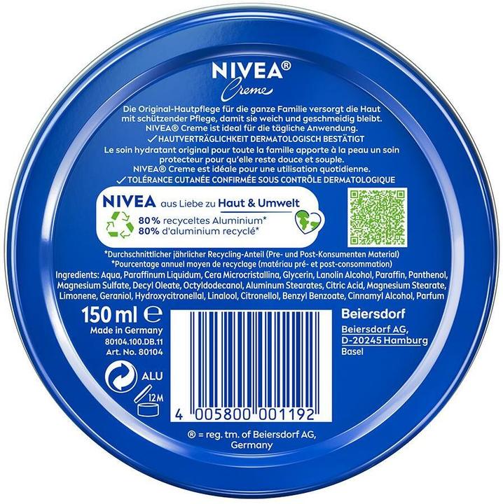 Immagine prodotto NIVEA Creme Dose (Crema corpo, 150 ml)