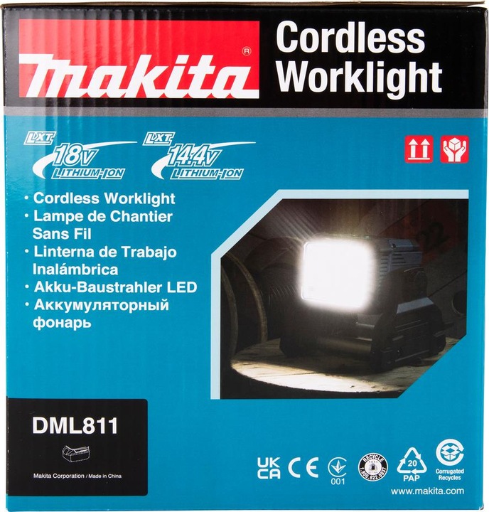 Actual product image Makita LED construction spotlight (3000 lm)