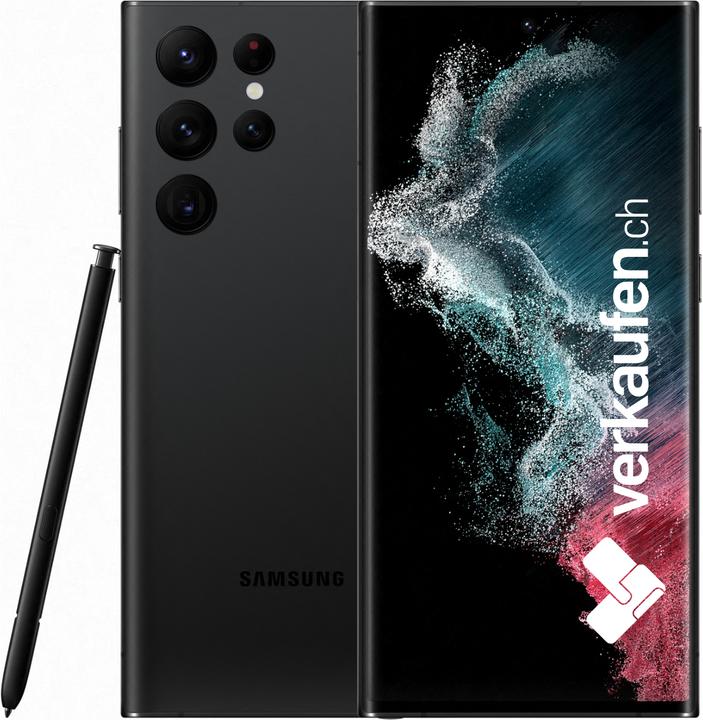 Produktbild verkaufen.ch Galaxy S22 Ultra 5G (512 GB, Phantom Black, 6.10", 50 Mpx, Dual SIM, B / Sehr gut)