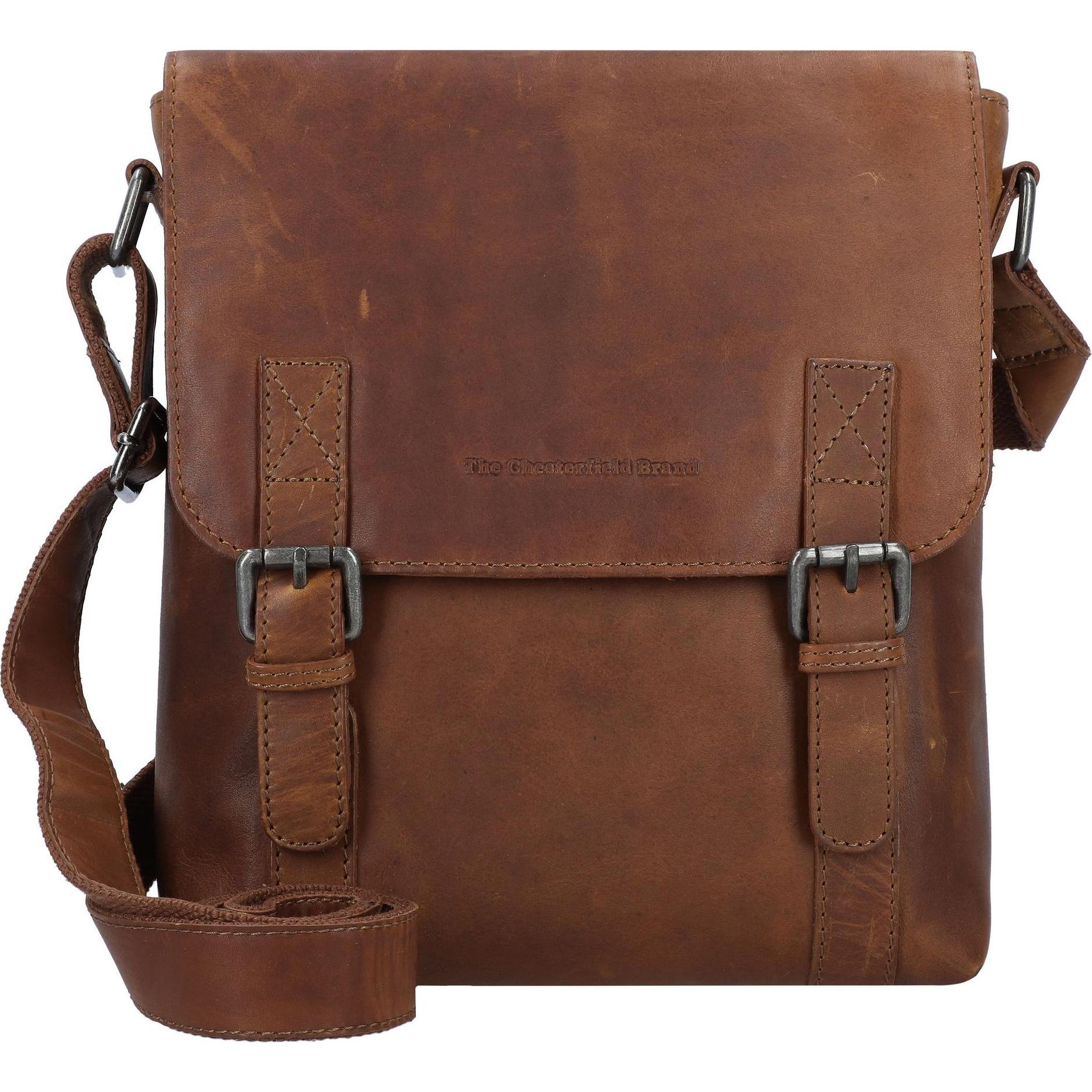 The Chesterfield Brand, Handtasche, Wax Pull Up Umhängetasche Leder 25 cm, Braun