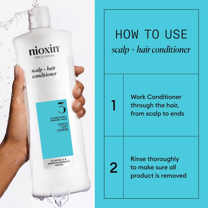 Produktbild Nioxin Scalp + Hair System 3 Conditioner (1000 ml)