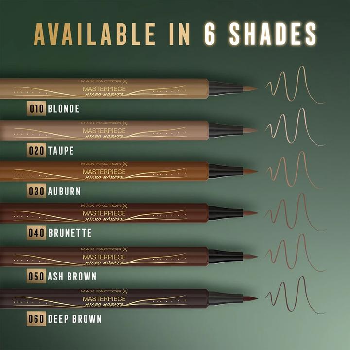 Image du produit Max Factor Masterpiece Micro Marker 050 Ash Brown Precise Eyebrow Pen (Ash Brown)