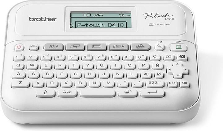 Produktbild Brother Etiquetadora - Rotuladora Electrónica De Sobremesa Pt-D410 (180 dpi)