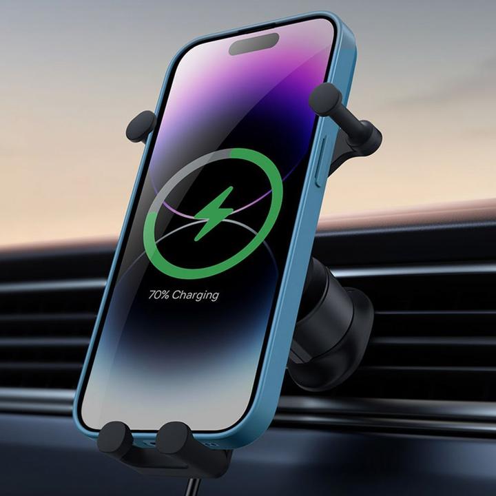 Produktbild Baseus Stable Gravitational Wireless Charging Car Mount Pro 15W (black)