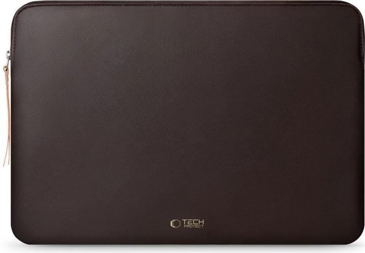 Image du produit Tech-Protect Fleece-Laptoptasche 13-14" - Braun (14", Universel)