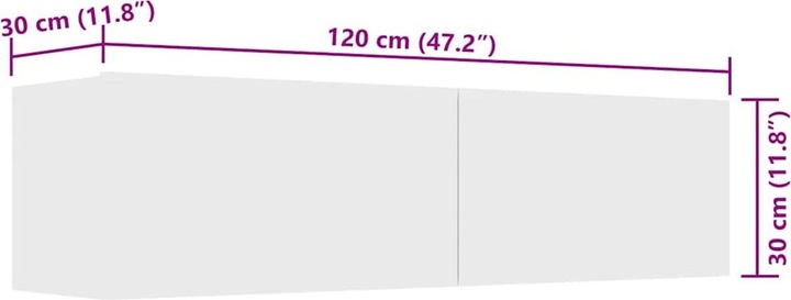 Immagine prodotto VidaXL Jericho (120 x 30 x 30 cm)