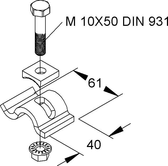 Image du produit Niedax Griffe de serrage