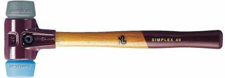Actual product image Halder SIMPLEX soft-face hammer 40 TPE-soft/TPE-mid TE SIMPL (620 g)