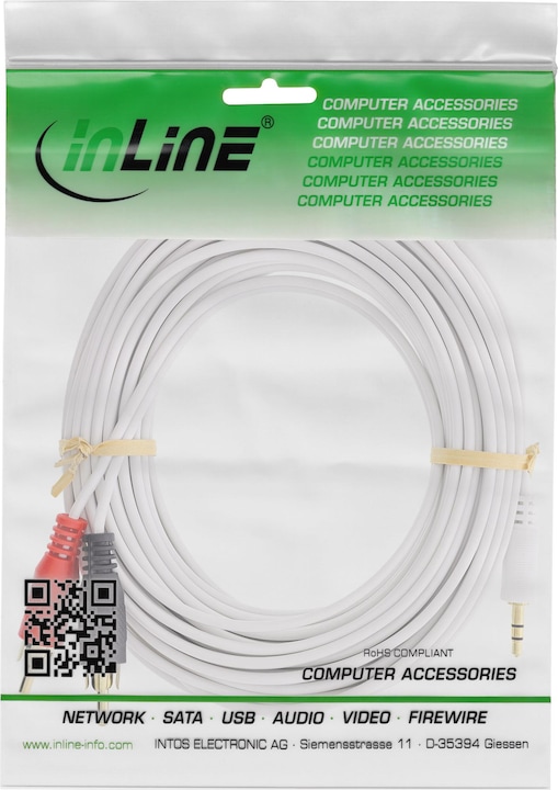 Image du produit InLine Câble Cinch/jack (1.50 m, RCA, Jack 3,5 mm (AUX))