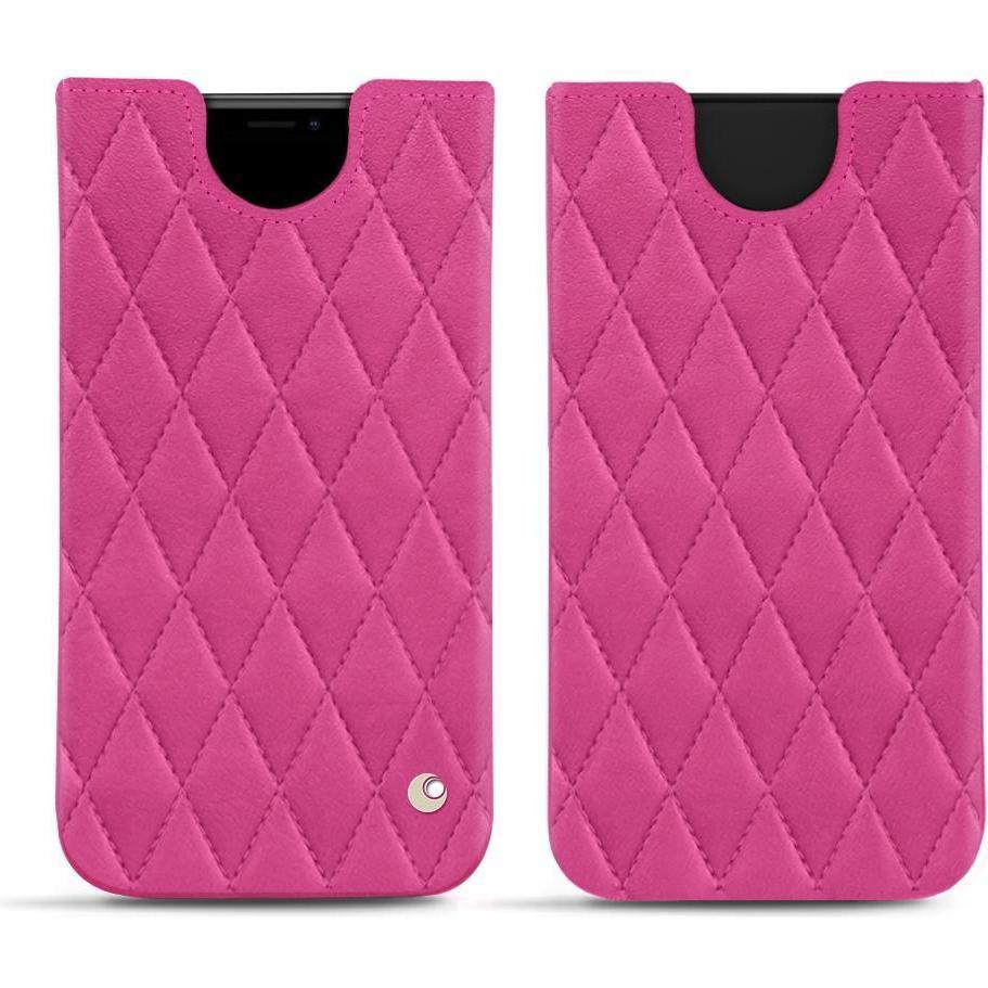 Noreve Lederschutzhülle (Apple iPhone XS Max), Smartphone Hülle, Rosa