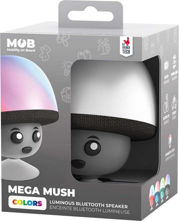 Image du produit MOB Mega Mush Champignon Speaker Noir (3 h)