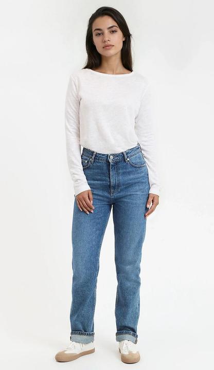 Actual product image La Redoute Collections Shirt with round neckline (S)