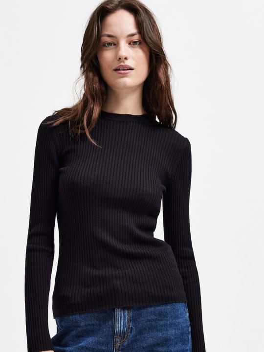 Produktbild Selected Gerippter Strickpullover (XS)