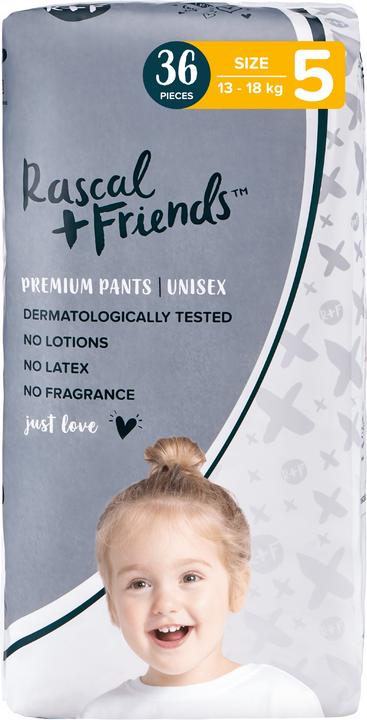 Rascal+Friends Premium Pants (Size 5, Pack, 36 Piece)